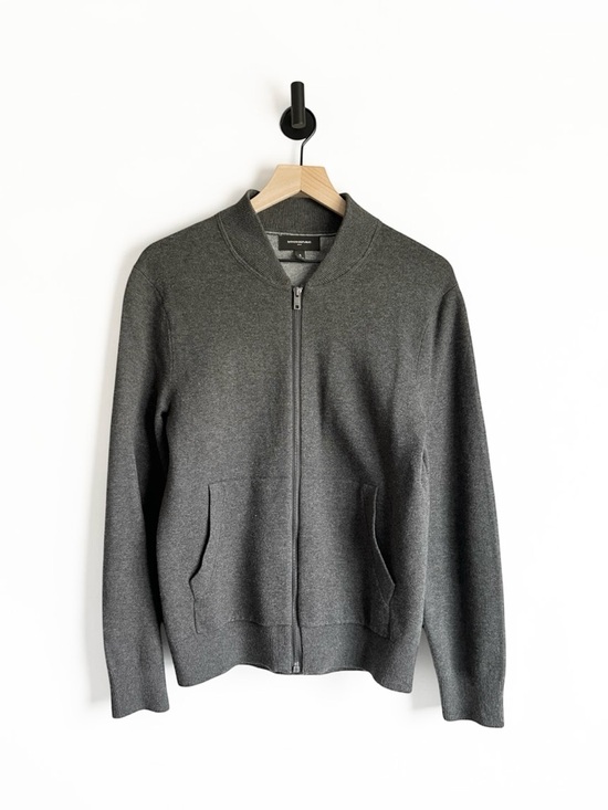 Banana Republic Factory Other - Banana Republic Factory Dark Grey Cotton Blend Bomber Jacket Mens S